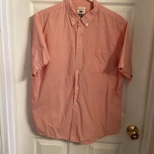 Old Navy Men's Coral Button-Down Shirt